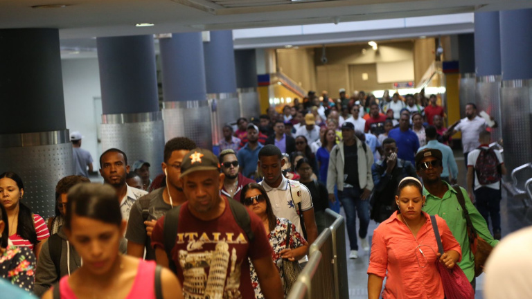 Metro de Santo Domingo rompe récord