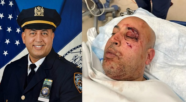 Condenan brutal agresión contra teniente dominicano NYPD en servicio
