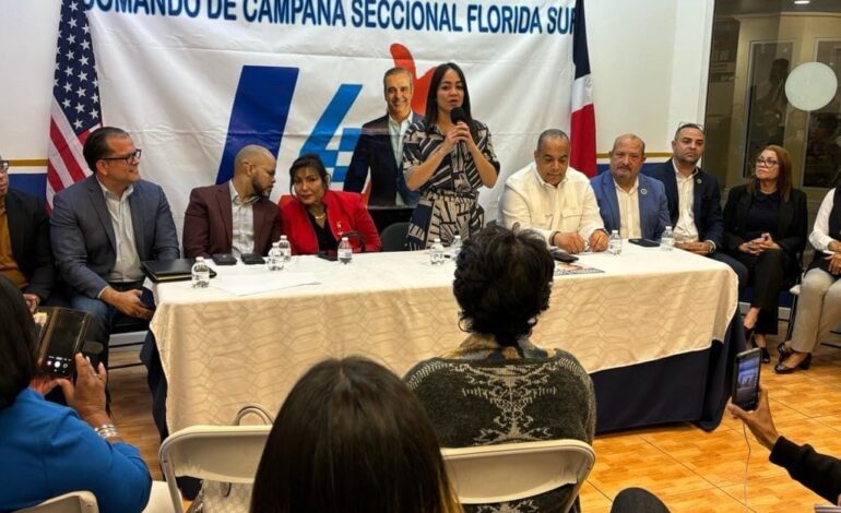 Juramentan periodista Martina Soriano directora de campaña de Abinader en La Florida