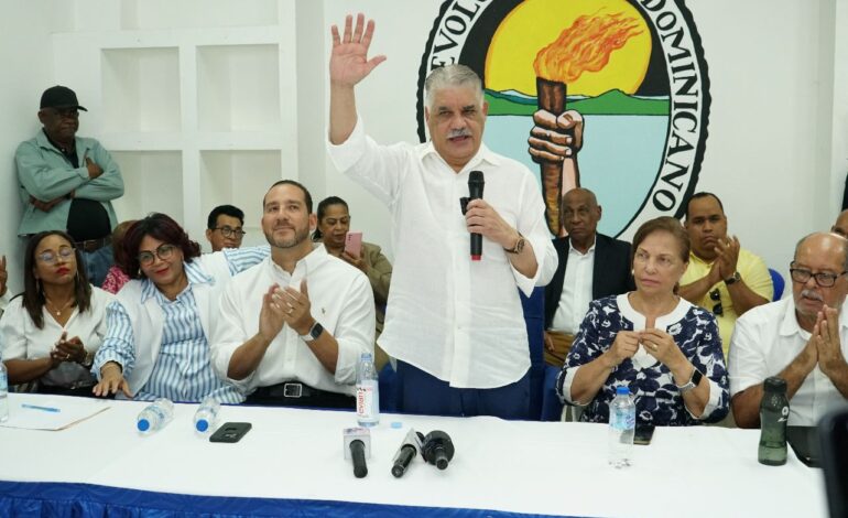 Miguel Vargas: “Rescate RD implementará acciones concretas para su fortalecimiento”