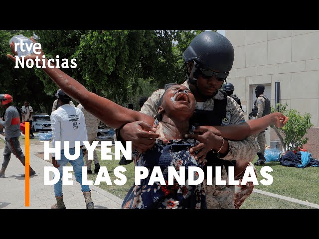 HAITÍ: Desalojan un CAMPAMENTO improvisado de DESPLAZADOS alrededor de la EMBAJADA de EE.UU. | RTVE