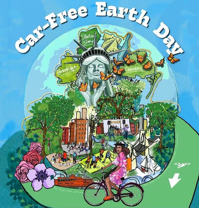 DOT celebrará 54.º aniversario del Día de la Tierra en NYC con calles sin automóviles