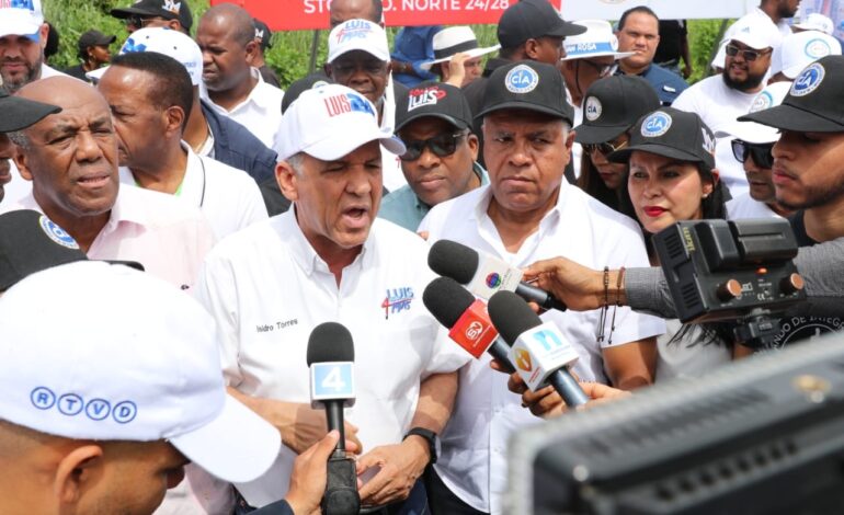 Isidro Torres asegura marcha PRM en Santo Domingo Norte anticipa triunfo de Abinader en primera vuelta