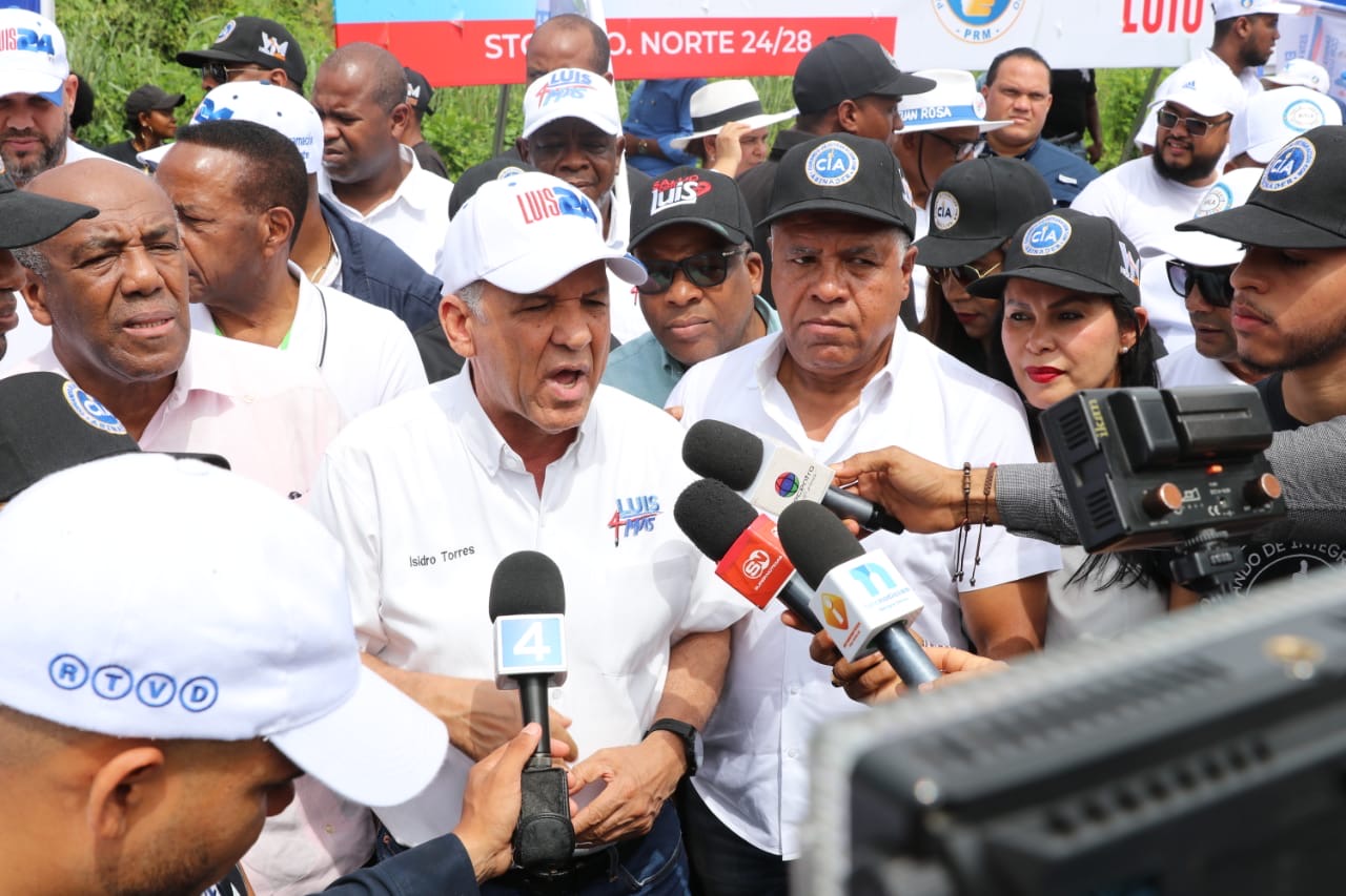 Isidro Torres asegura marcha PRM en Santo Domingo Norte anticipa triunfo de Abinader en primera vuelta