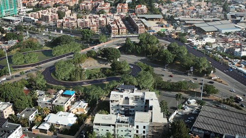 MOPC inicia trabajos para agilizar el tránsito en la rotonda 27 de Febrero con Luperón