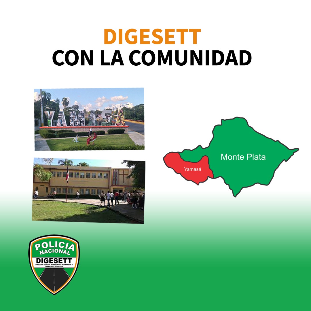 Llevan operativo “DIGESETT con la Comunidad” al municipio de Yamasá, provincia Monte Plata