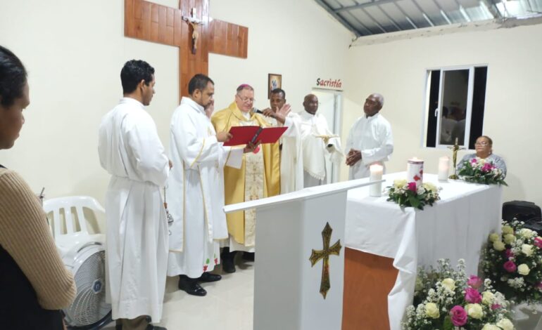 Inauguran capilla católica Virgen Desatanudos en Villa Mella Santo Domingo Norte