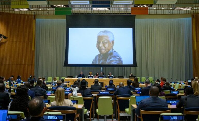 ONU: Honra el legado de servicio y compromiso con la justicia social de Nelson Mandela