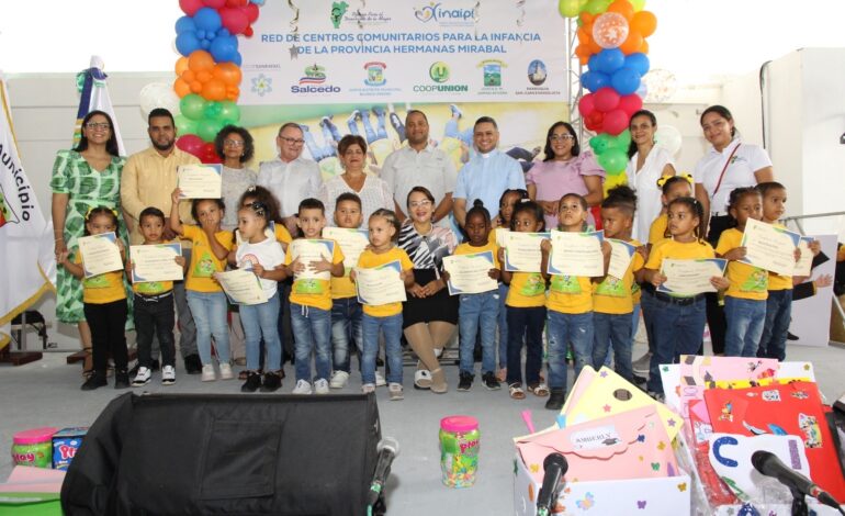 Cierran año formativo en los Centros Comunitarios para la Infancia