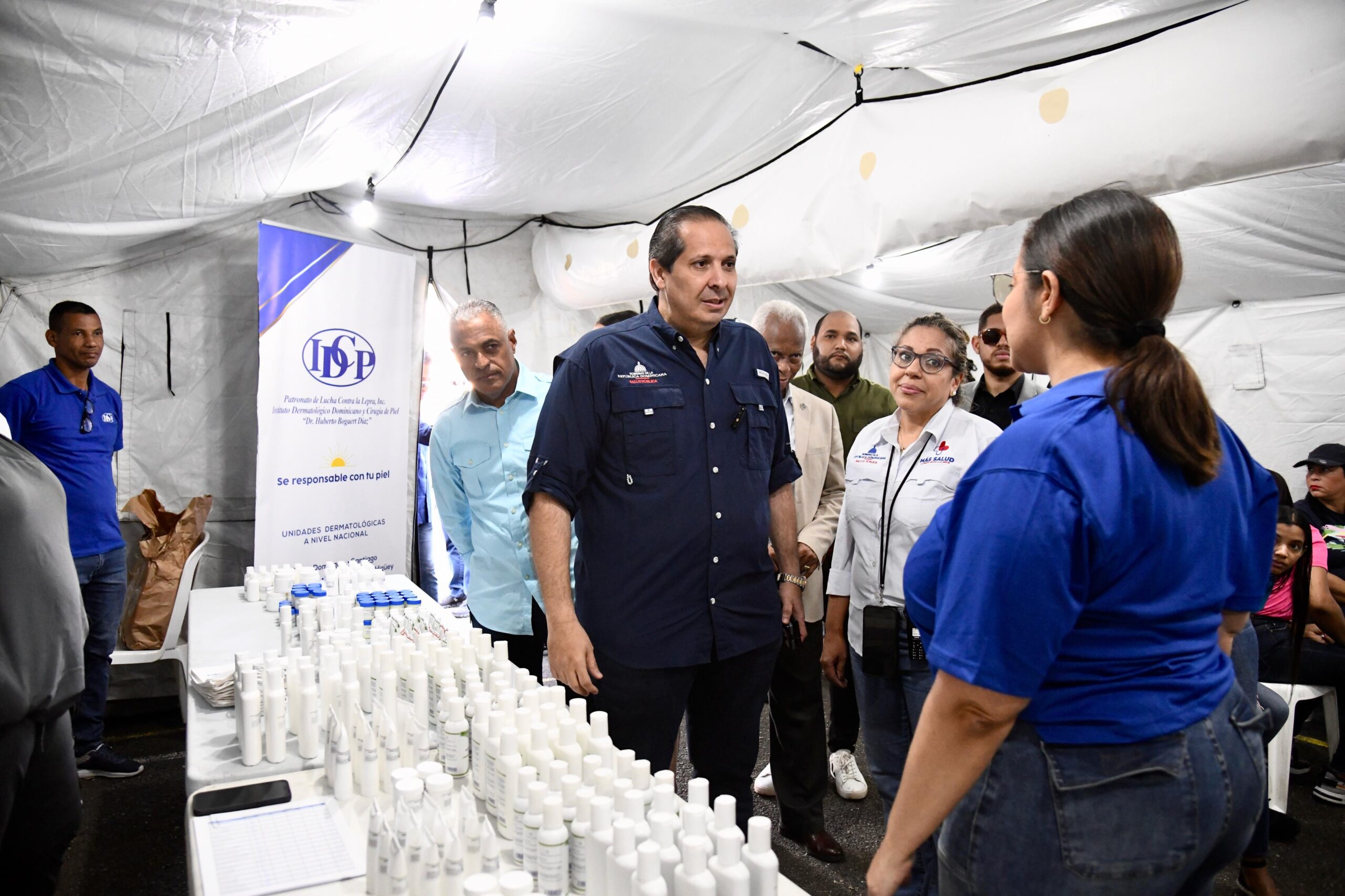 Ministerio de Salud realiza la jornada de prevención «Más Salud y Bienestar, en la provincia Duarte*