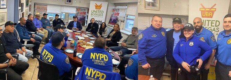 Continúan seminarios NYPD a bodegueros de UBA para prevenir el crimen