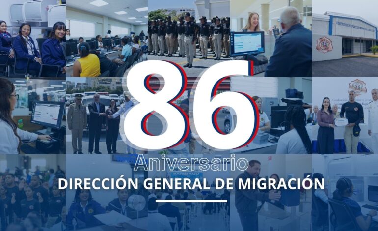 La DGM celebra su 86 aniversario reafirmando su compromiso con la soberanía y la institucionalidad migratoria