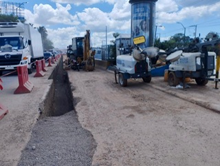 CAASD concluye con éxito intervención de sistema sanitario en avenida Las Américas, SDE