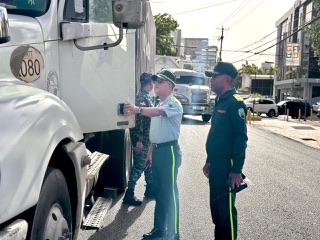 DIGESETT e INTRANT continúan con los operativos a vehículos pesados en zonas de acceso restringido
