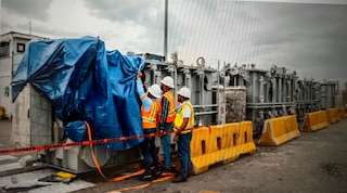 Edesur fortalece su red eléctrica con seis nuevos transformadores