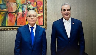 Presidente Abinader se reúne con el expresidente Danilo Medina para fortalecer posición unificada ante crisis haitiana