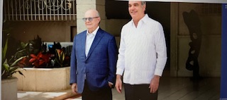 Presidente Abinader resalta consenso nacional ante crisis haitiana tras reunión con expresidente Hipólito Mejía