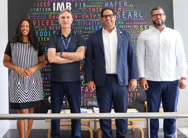 Cónsul General de la República Dominicana en Barcelona en el marco del Decreto 324-24 visita el Instituto de Microelectrónica de Barcelona (IMB-CNM).