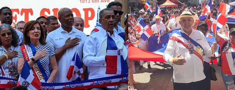 Cientos miles personas NYC asistieron este domingo al Desfile Nacional Dominicano; alcalde Adams trasladará el mismo a la 5ta. avenida