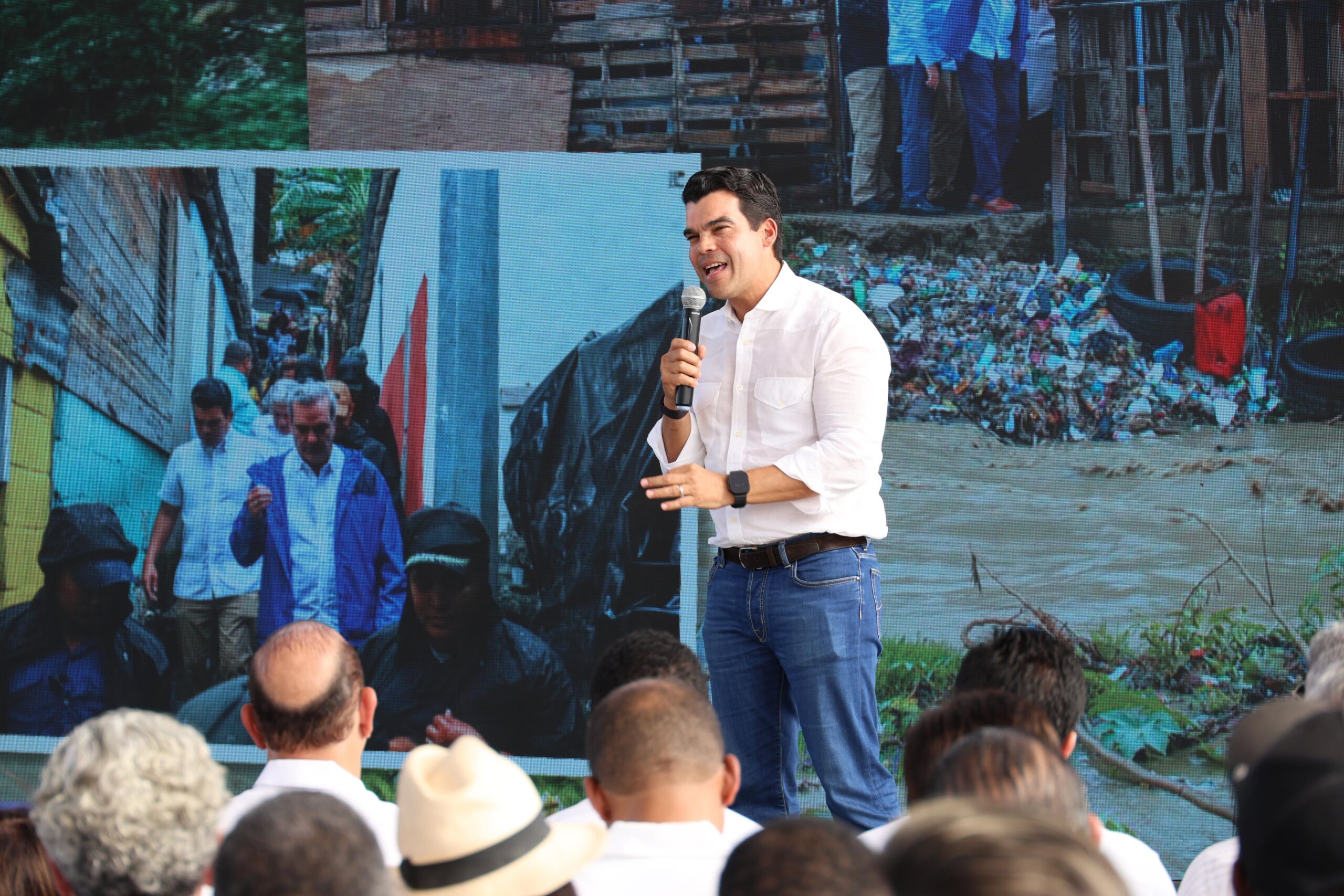 Presidente Abinader presenta avances del saneamiento del Arroyo Gurabo