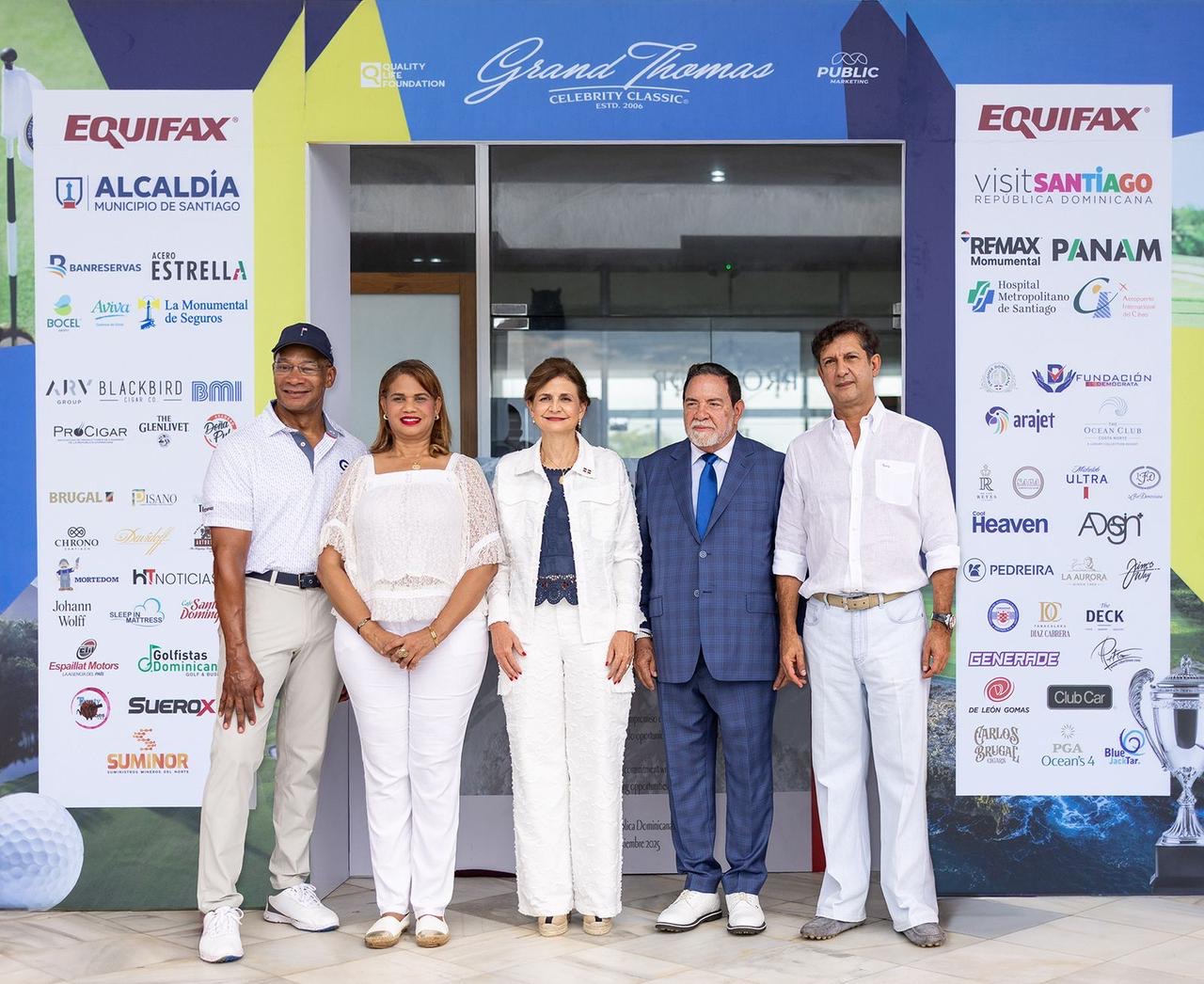 Vicepresidenta Raquel Peña encabeza primera parada del Grand Thomas Celebrity Classic en PGA Ocean’s 4, en su XIX aniversario