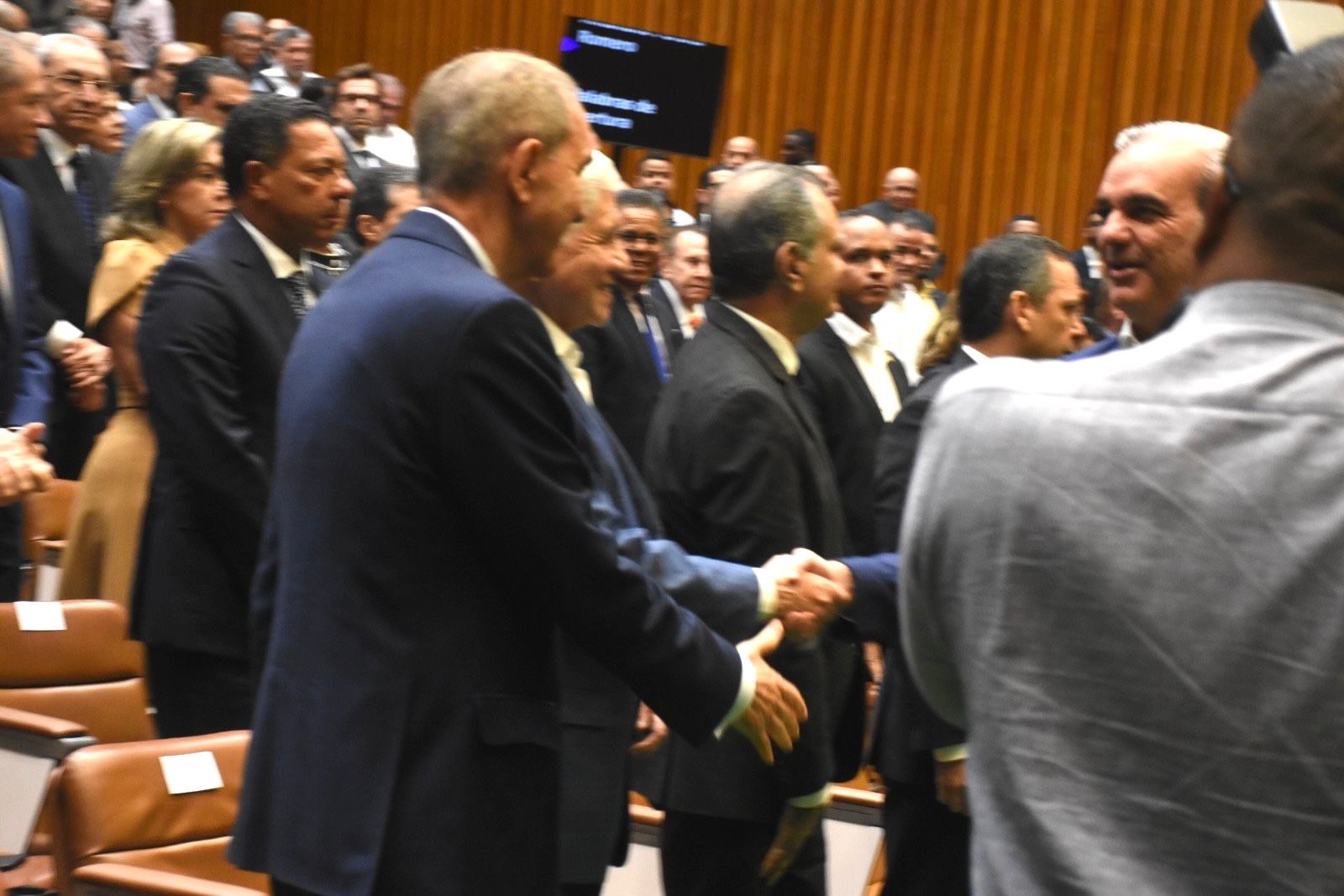 El ministro Franklin García Fermín acompaño al presidente Abinader en puesta en circulación de libro sobre la Reforma Constitucional