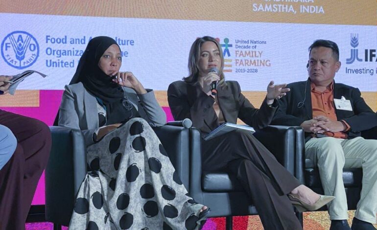 Gloria Reyes destaca el impacto de la agricultura familiar de la República Dominicana en la FAO, Roma