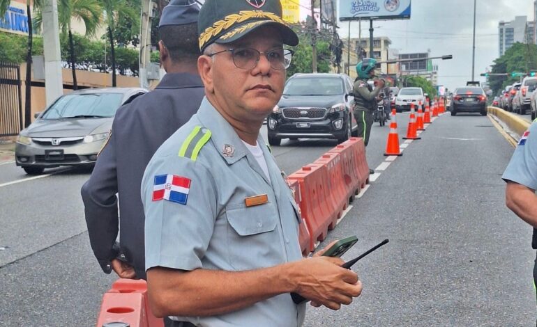 DIGESETT habilita nuevo contraflujo en la avenida Abraham Lincoln para mejorar la fluidez del tránsito