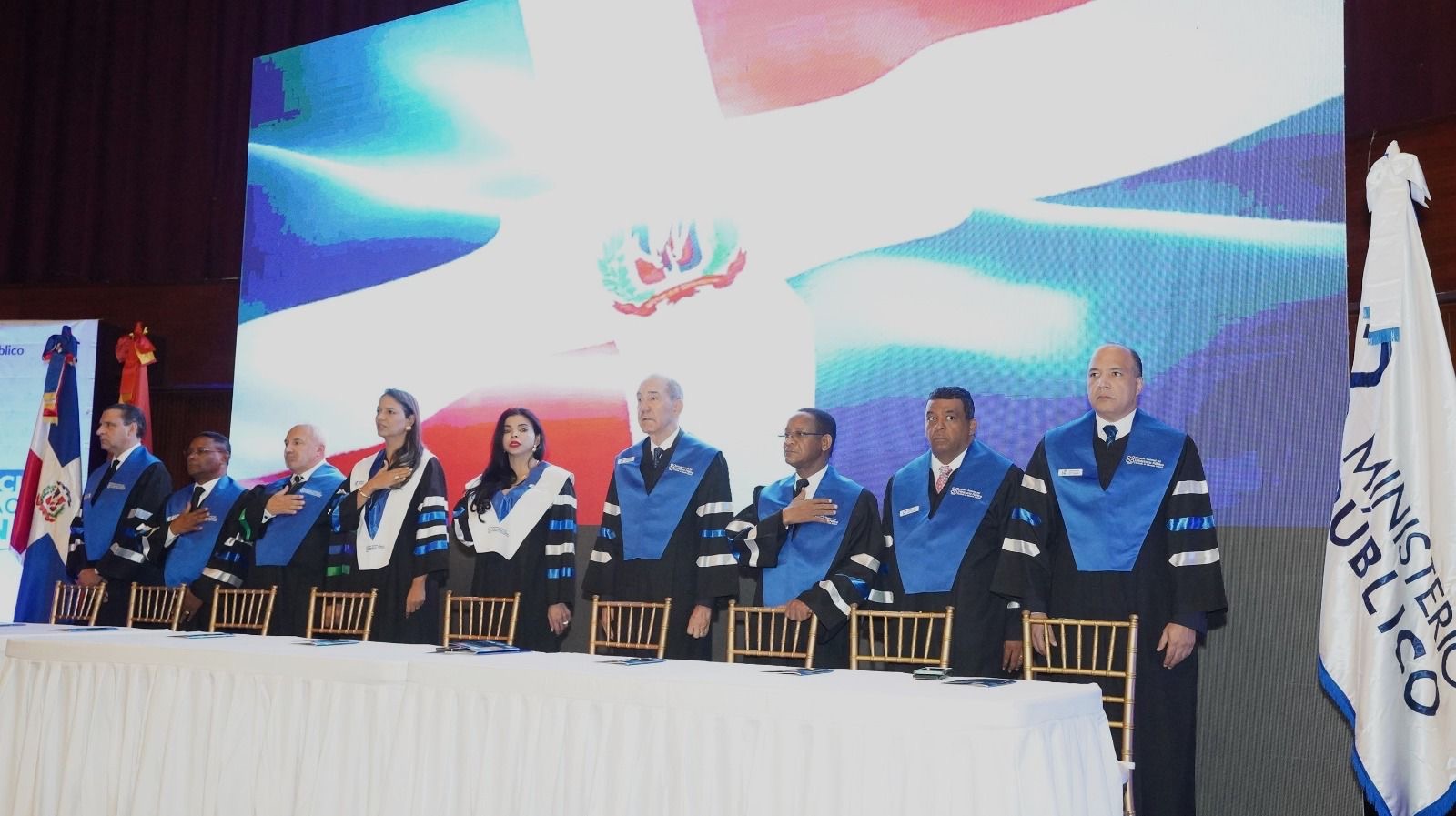 Duodécima Graduación de la Escuela Nacional del Ministerio Público se celebra en el Aula Magna de la UASD