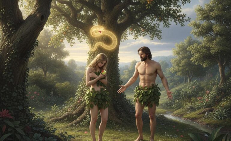 El origen del hombre y la fractura del paraíso: una lectura humana y divina de Adán y Eva