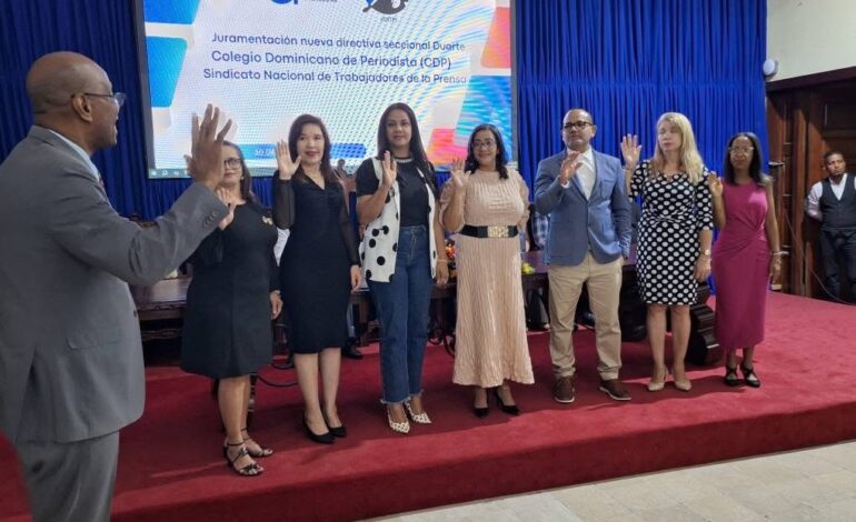 CDP:Juramenta directiva en San Francisco de Macorís