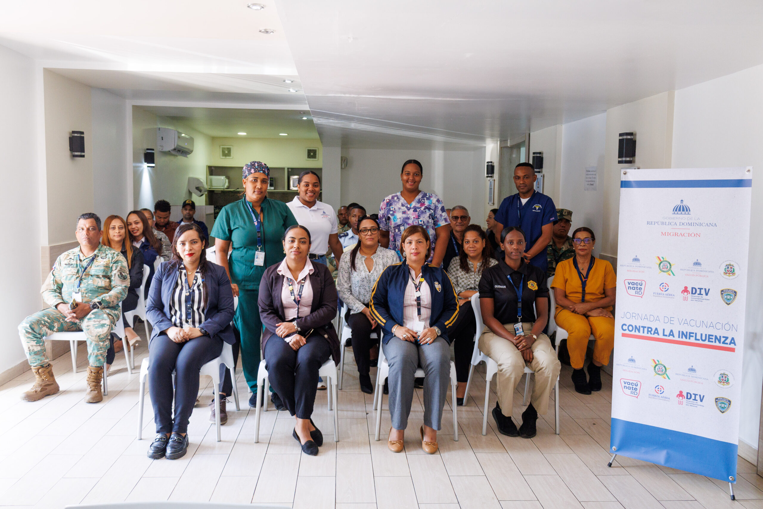 Migración se une a Jornada nacional de vacunación contra la influenza