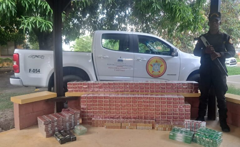 Ministerio Público, UICI y Ceccom ocupan cigarrillos de contrabando en comercios de Santiago