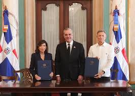 Presidente Abinader y gobernadora Kathy Hochul anuncian acuerdo histórico